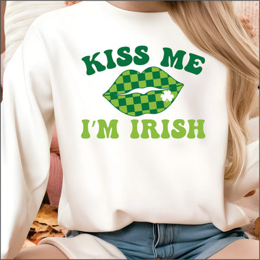 Kiss me Im Irish DTF Transfer