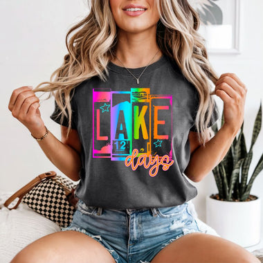 Lake Days License Plate