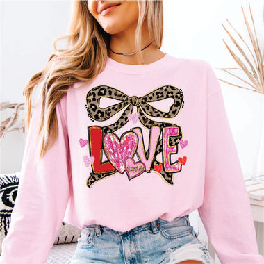 Love Leopard Bow