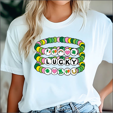 Lucky Friendship Bracelet DTF Transfer
