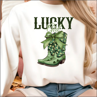Lucky Boots DTF Transfer