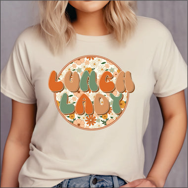 Lunch Lady Cafeteria DTF Transfer