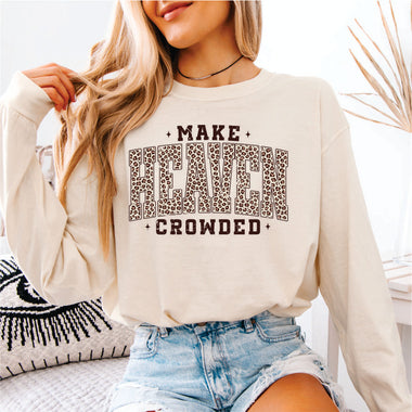 Make Heaven Crowded Leopard w Dark Print