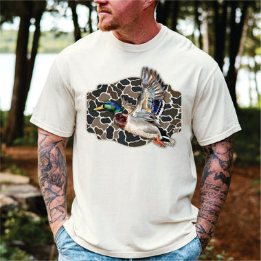 Mallard on Camo