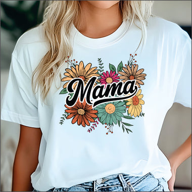 Mama Flower Bouquet DTF Transfer