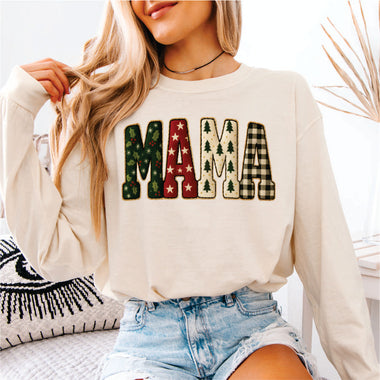 Mama Christmas Pattern