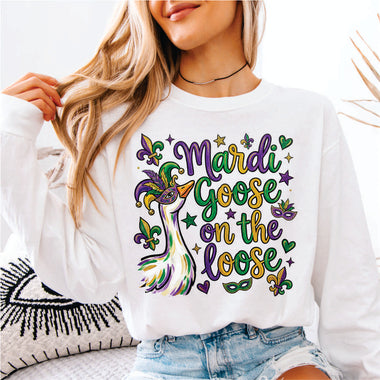 Mardi Gras Goose on the Loose