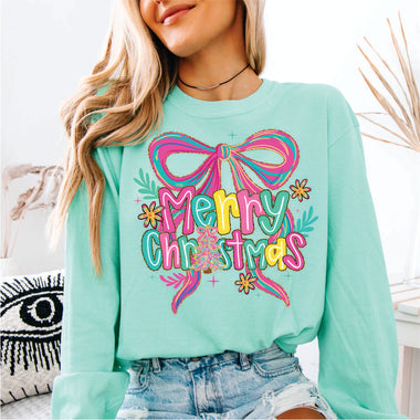 Merry Christmas Brights Under Bow