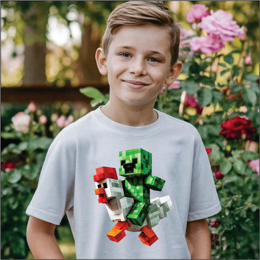 Chicken Rider DTF Transfer