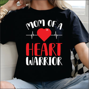 Mom of a Heart Warrior DTF Transfer