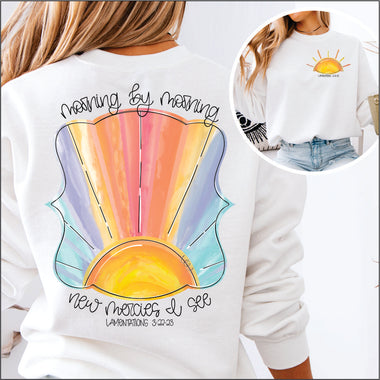 Morning by Morning 2 part DTF Transfer