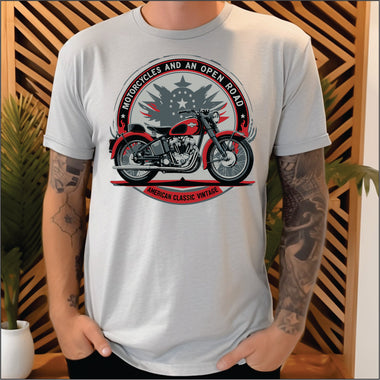Motorcycles & an Open Road DTF Transfer