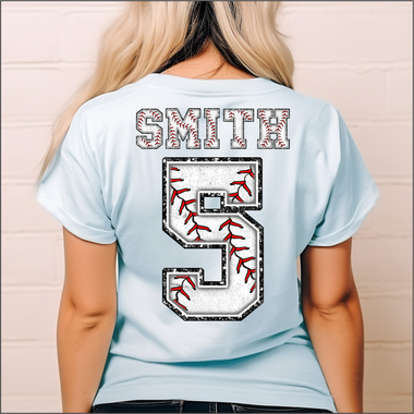 2" Letter Baseball Fill