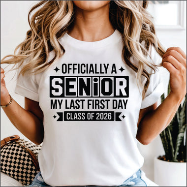 Officially A Senior 2026 DTF Transfer