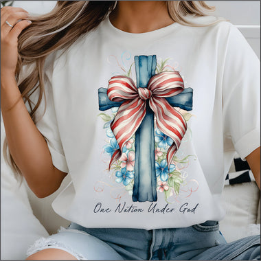 One Nation Under God DTF Transfer