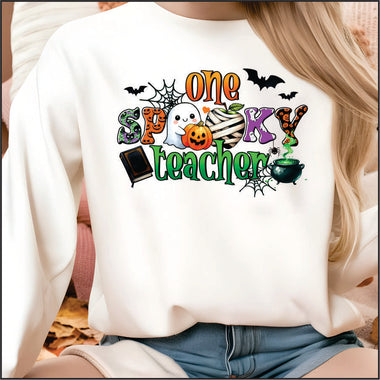 One Spooky Teacher DTF Transfer