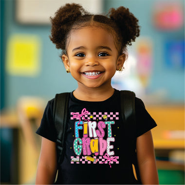 Pink Check 1st Grade