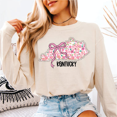 Pink Floral Kentucky