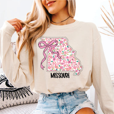 Pink Floral Missouri