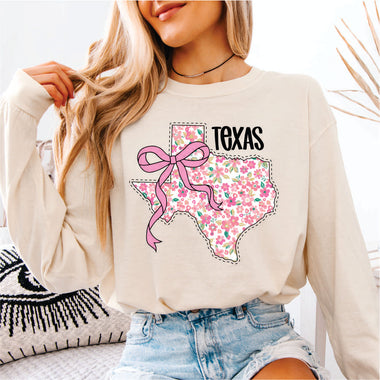 Pink Floral Texas