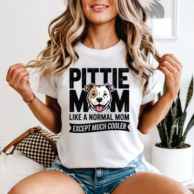 Pittie Mom Black