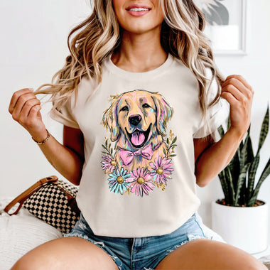 Pretty Coquette Golden Retriever