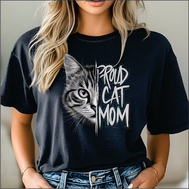 Proud Cat Mom DTF Transfer