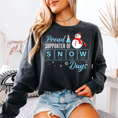 Proud Supporter of Snow Day Element Table