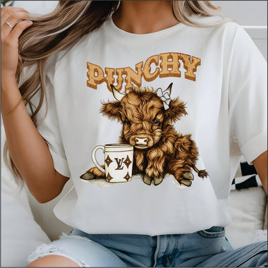 Punchy Highland Cow