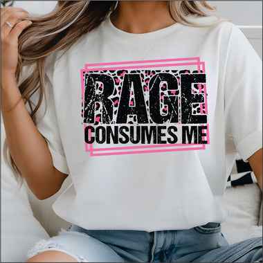 Rage Consumes Me DTF Transfer
