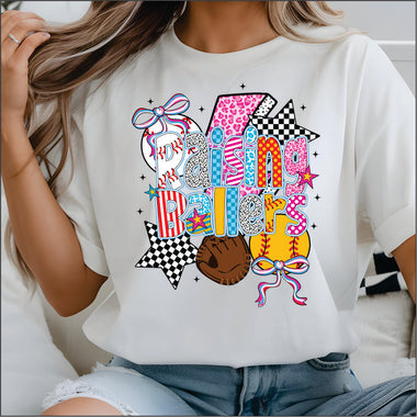 Raising Ballers Cluster DTF Transfer