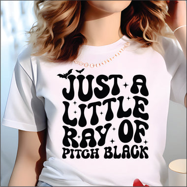 Little Ray Of Pitch Black DTF Transfer