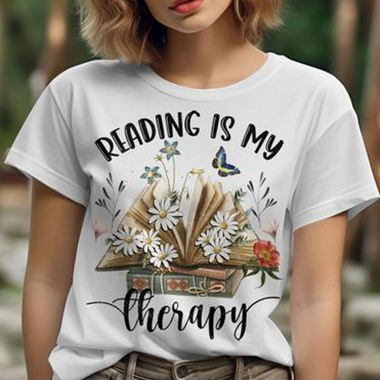 Reading is my Therapy DTF Transfer
