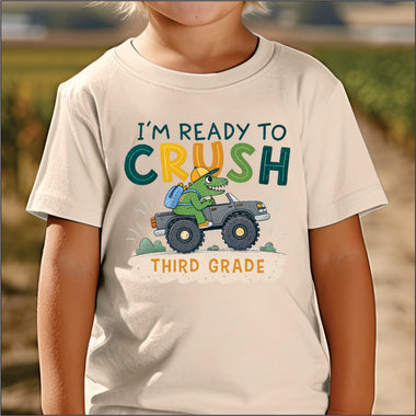 Ready to Crush Third Grade DTF Transfer
