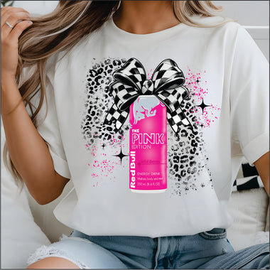 Redbull Pink DTF Transfer