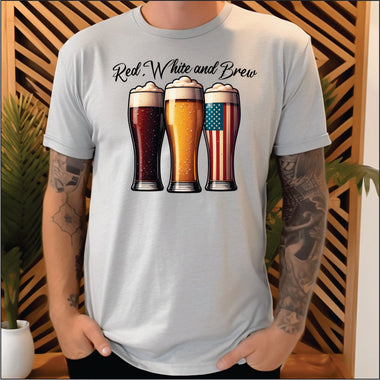 Red White & Brew DTF Transfer