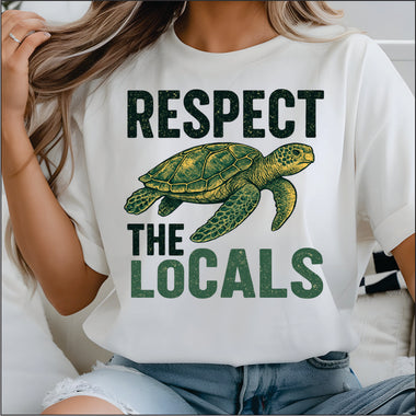 Respect Locals Sea Turtle