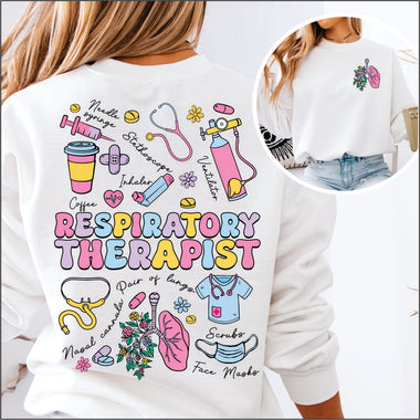 Respiratory Therapist 2 part DTF Transfer