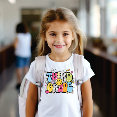 Retro School Pattern Third