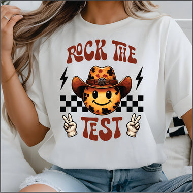 Rock the Test DTF Transfer