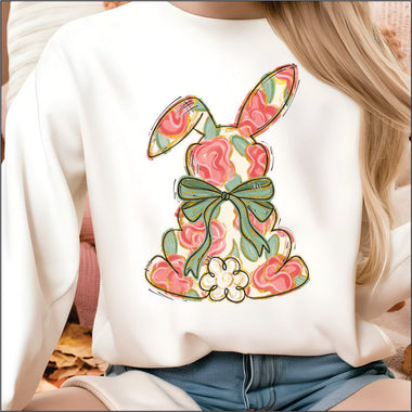 Rosy Bunny DTF Transfer