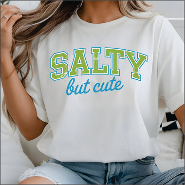 Salty but Cute DTF Transfer