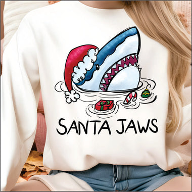 Santa Jaws DTF Transfer