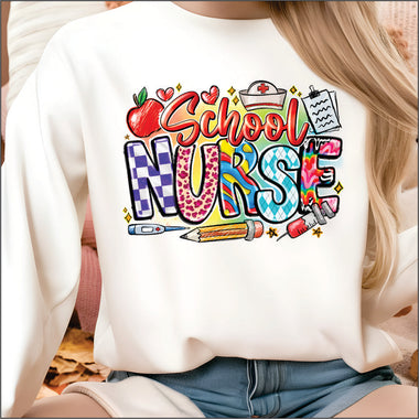 School Nurse DTF Transfer