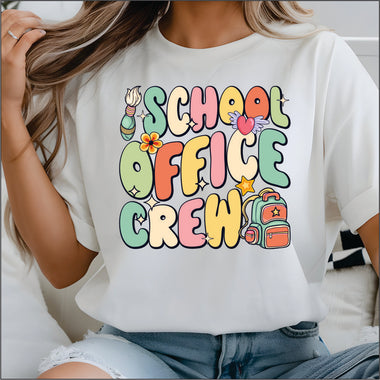 School Office Crew DTF Transfer