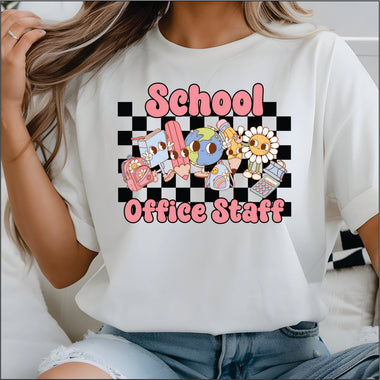 School Office Staff DTF Transfer