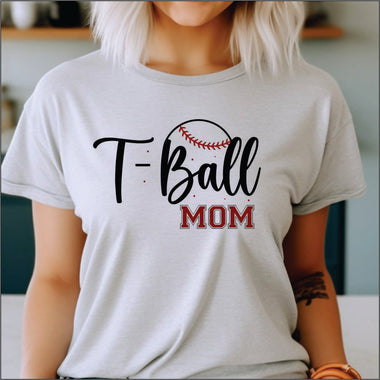 Customizable Script T-Ball DTF Transfer