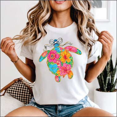 Floral Sea Turtle