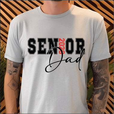 Senior Dad 2026 Red DTF Transfer