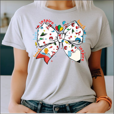 Seuss Bow DTF Transfer